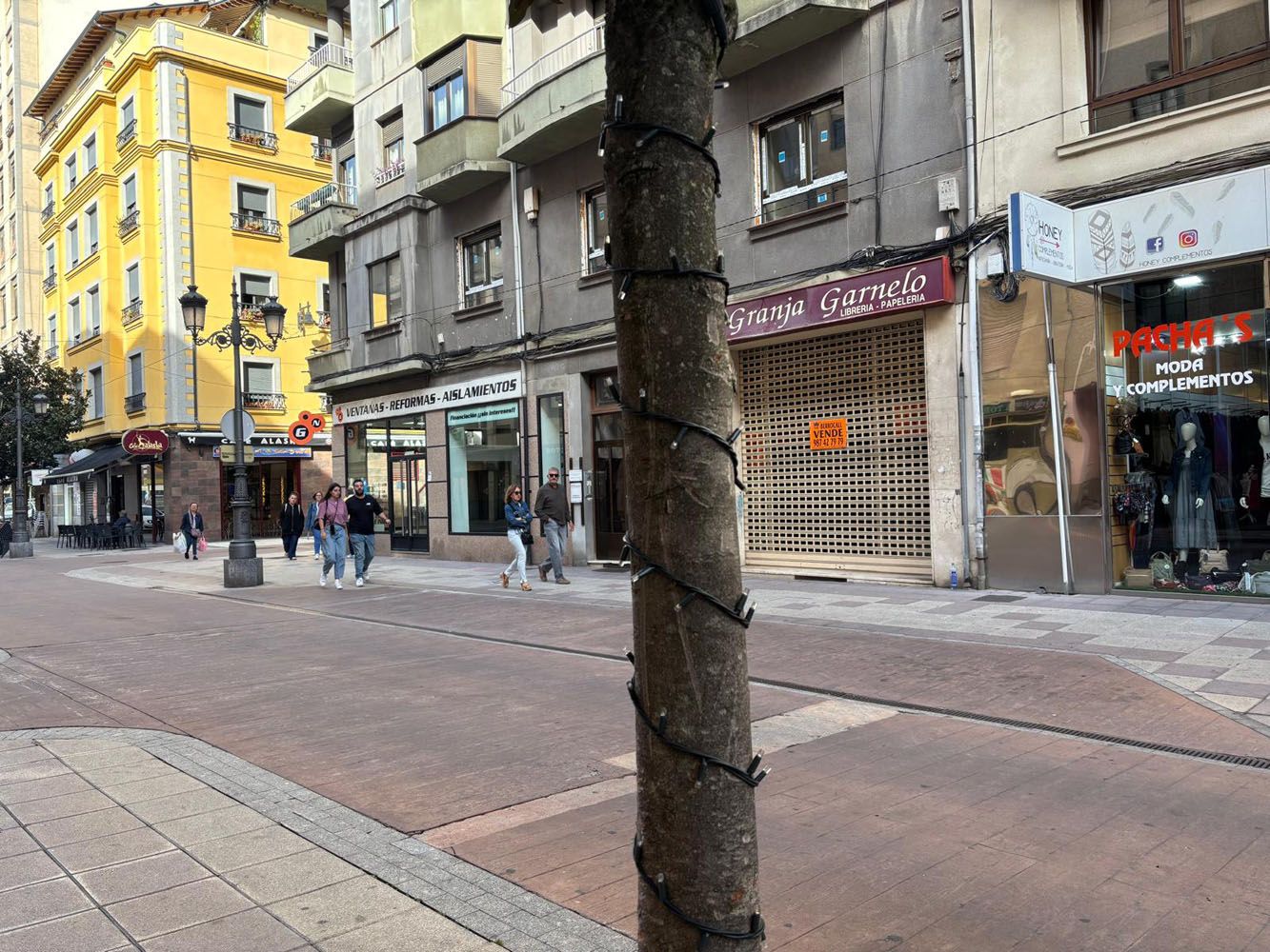 Adornos navideños en las calles de Ponferrada (1)