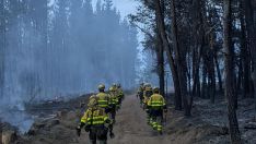 Bomberos de Brif Tabuyo en Arganza