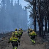 Bomberos de Brif Tabuyo en Arganza