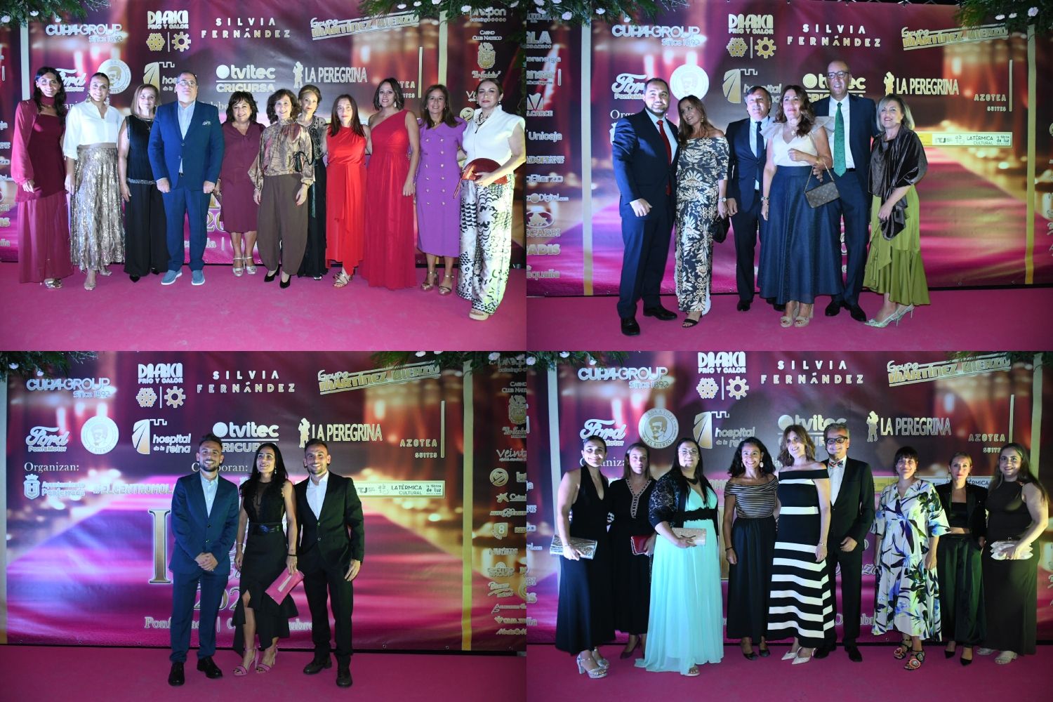 Las mejores imágenes de la alfombra 'rosa' de la Gala del Comercio de Ponferrada