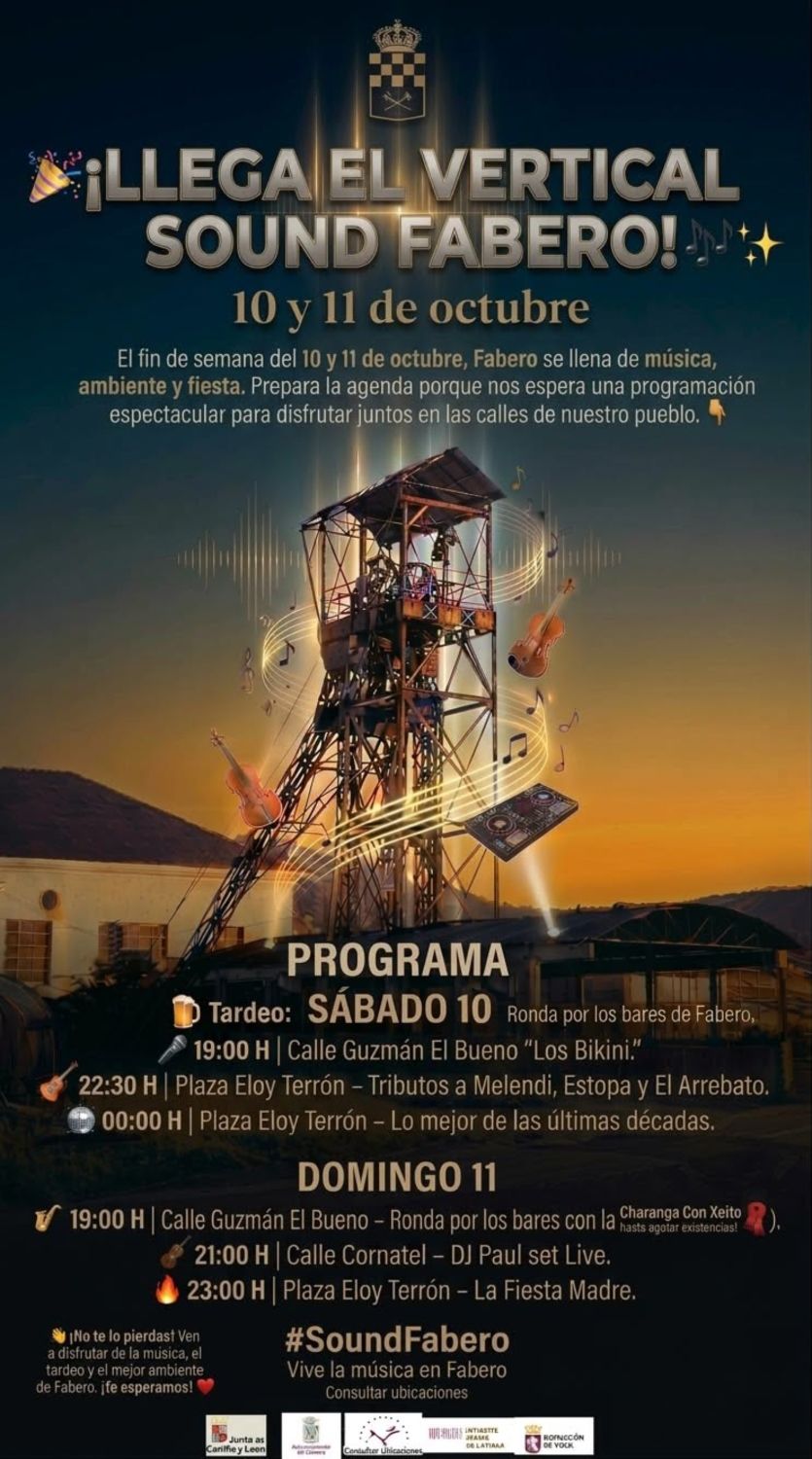 Cartel del Vertical Sound Fabero 