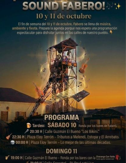 Cartel del 'Vertical Sound Fabero'