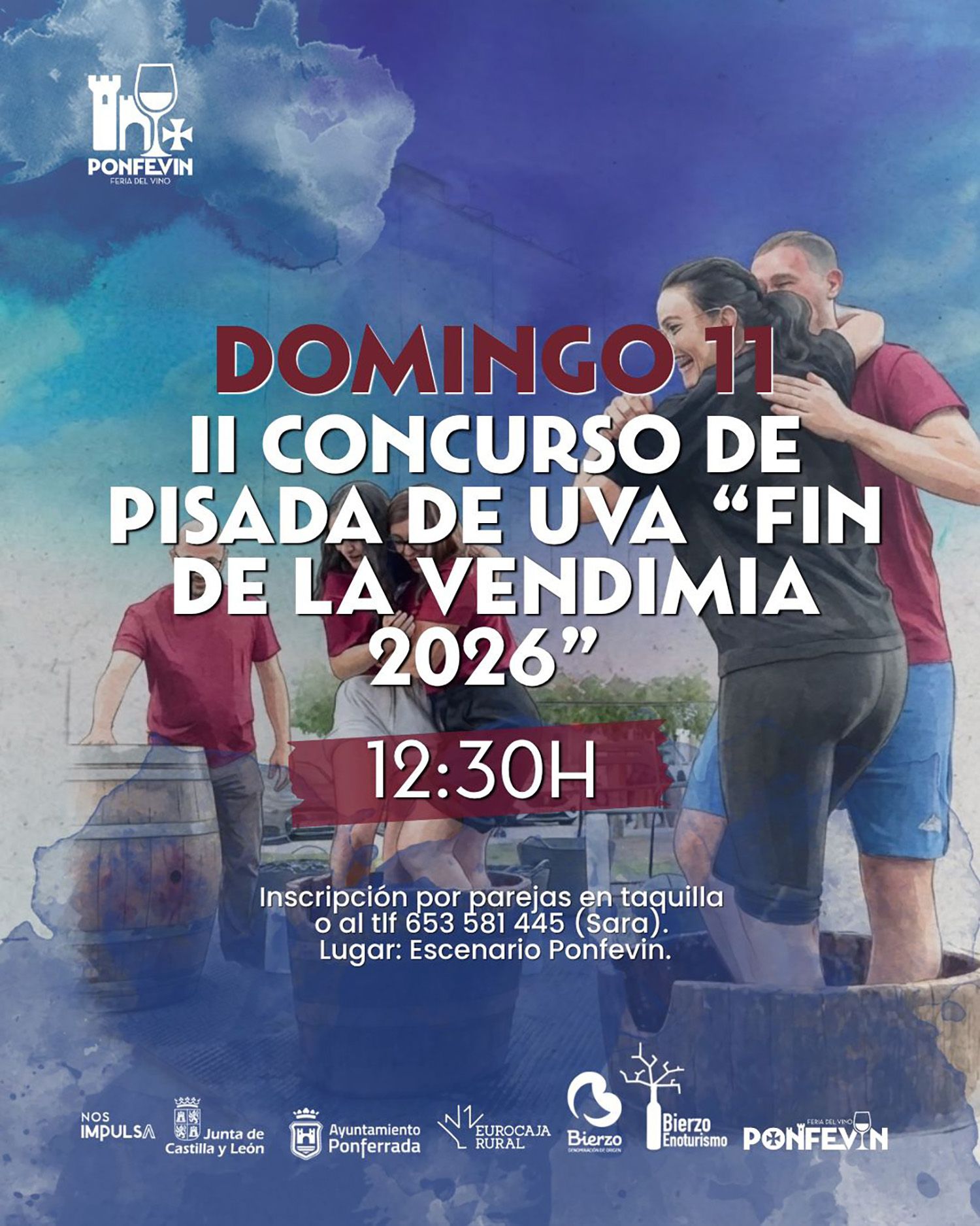 Concurso de pisada de uva