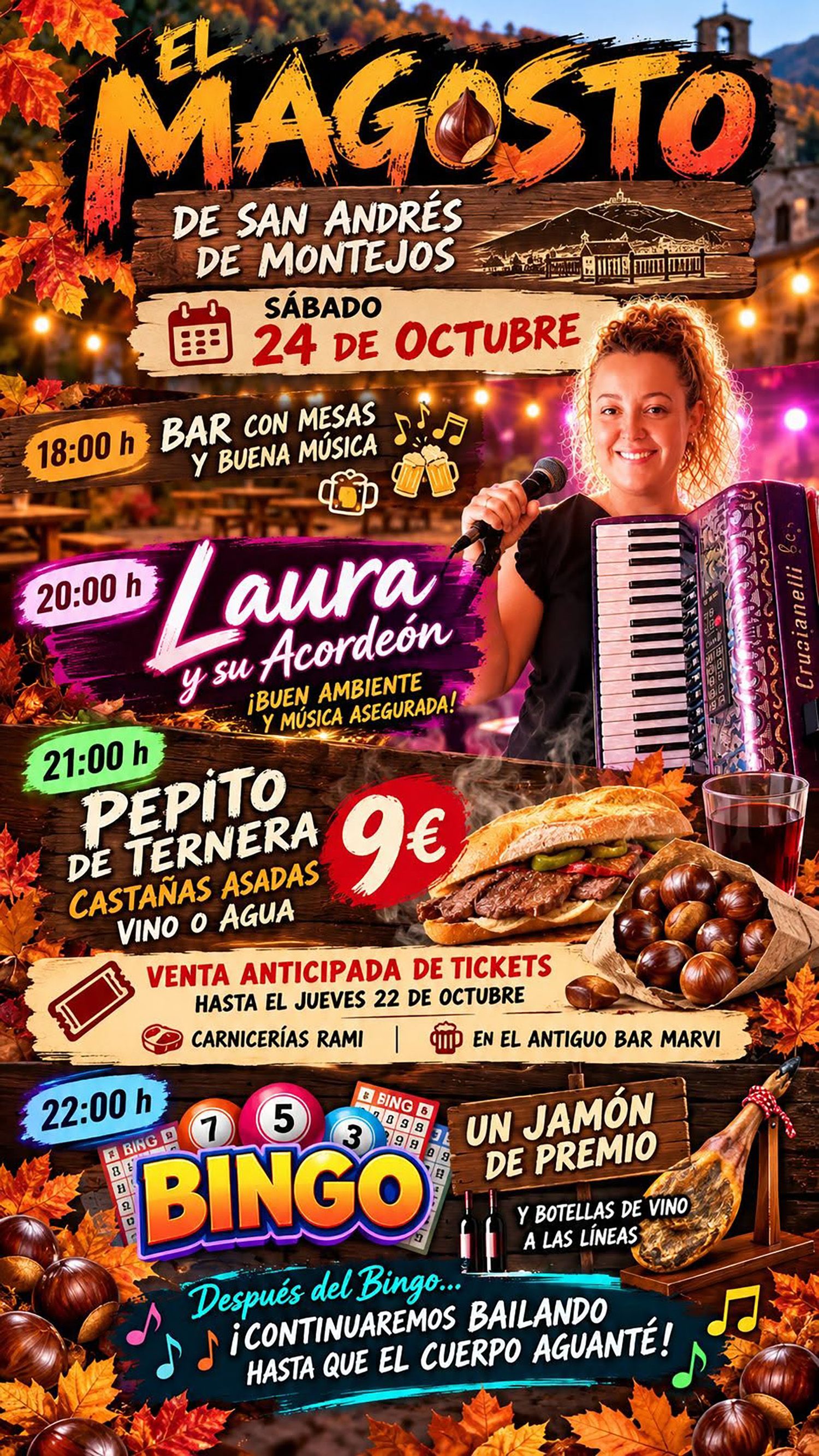 Magosto en San Andrés de Montejos Magosto en San Andrés de Montejos