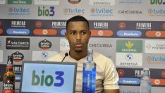 El jugador de la Ponferradina, Quicala Bari | Foto: Norberto de la Mata