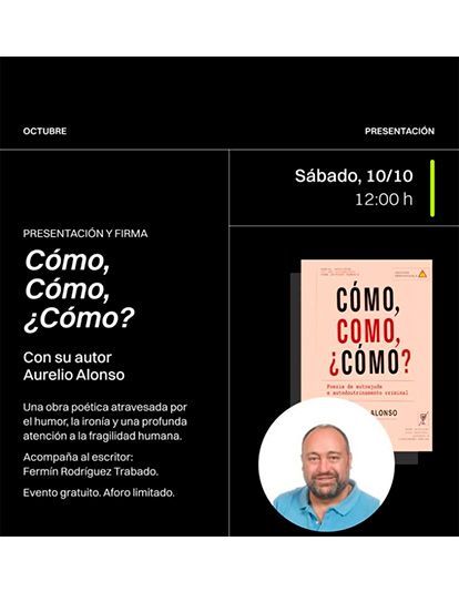 Presentación y firma de Cómo, cómo, Cómo en el Libro Imposible