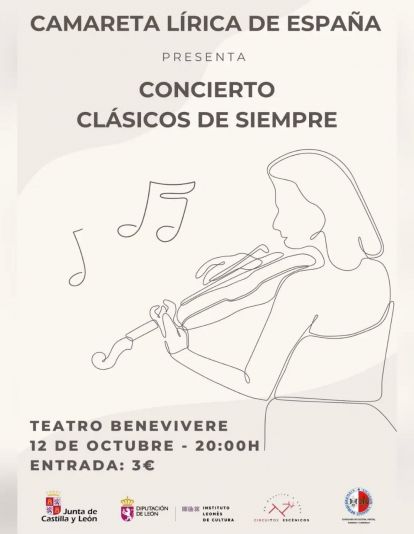 Obra Camareta Lírica de España “Concierto clásicos de siempre”