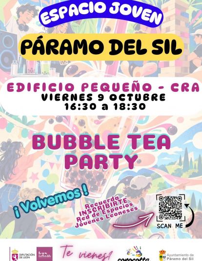 Bubble Tea Party en Páramo del Sil