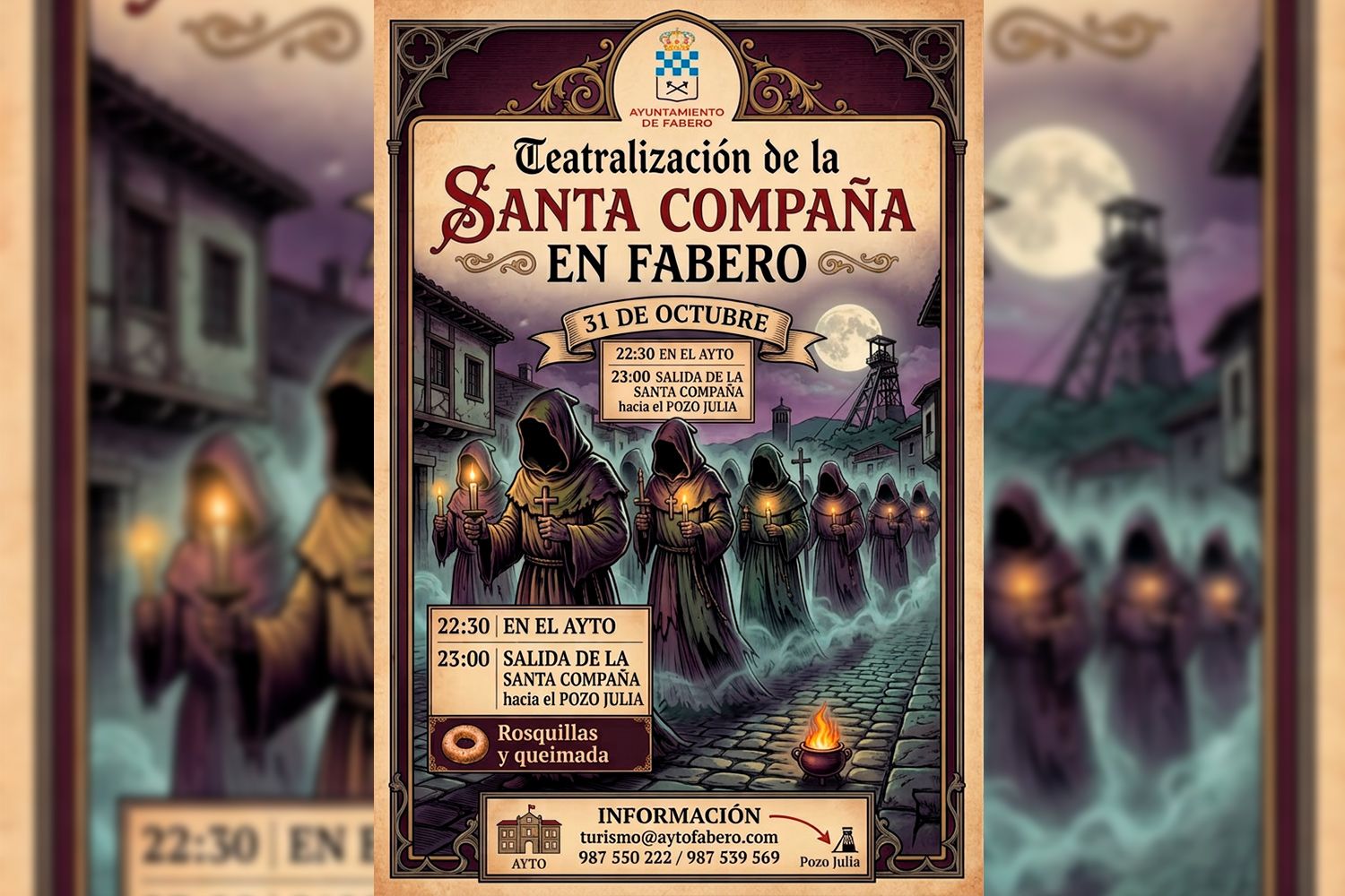 Santa Compaña en Fabero para Halloween Santa Compaña en Fabero para Halloween