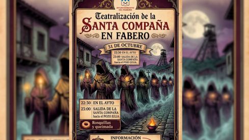 Santa Compaña en Fabero para Halloween Santa Compaña en Fabero para Halloween