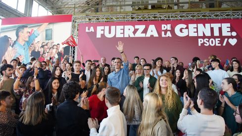 Pedro Sánchez en su visita a Ponferrada César Sánchez ICAL