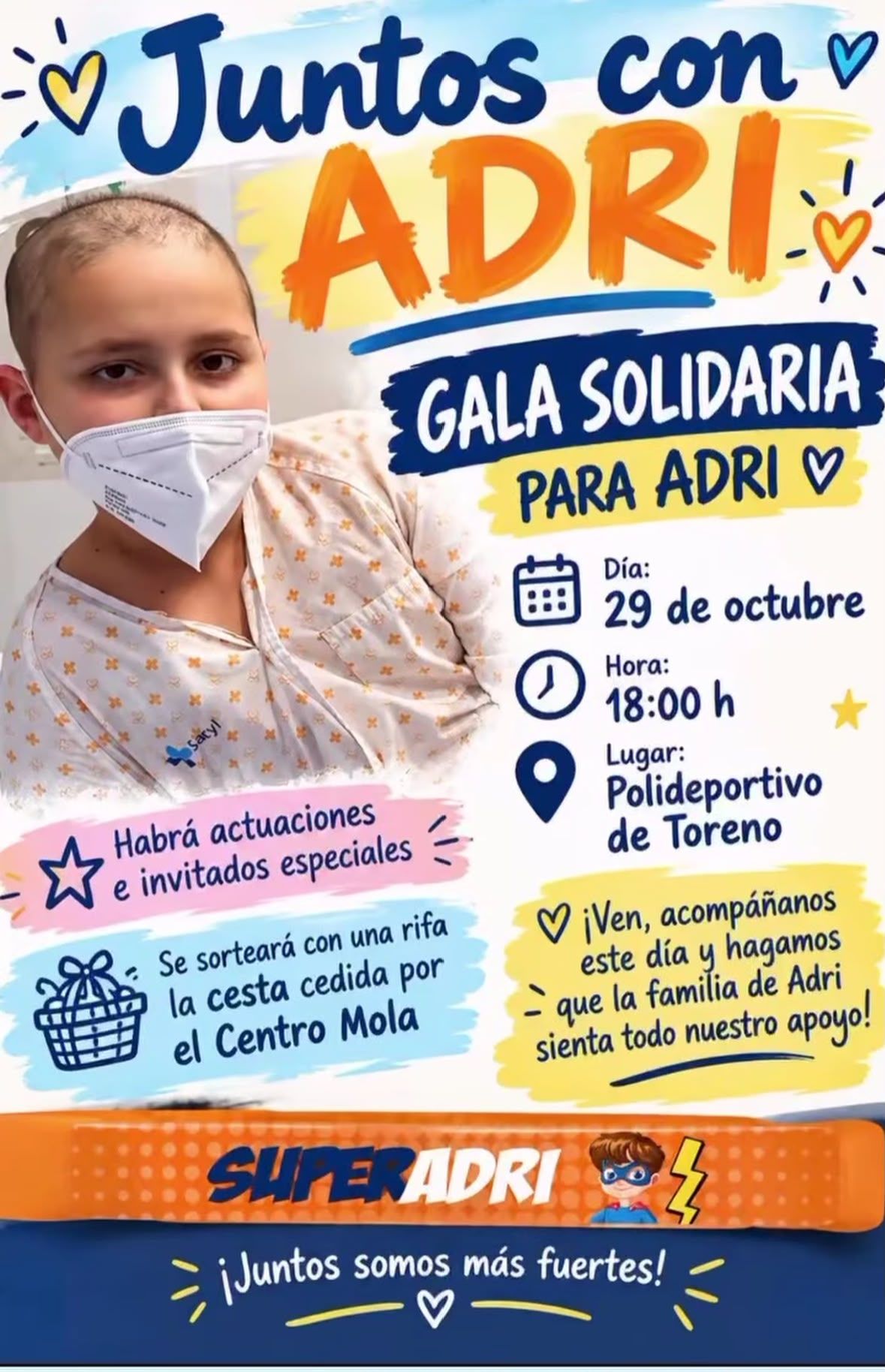 Cartel Gala Solidaria SuperAdri Cartel Gala Solidaria SuperAdri