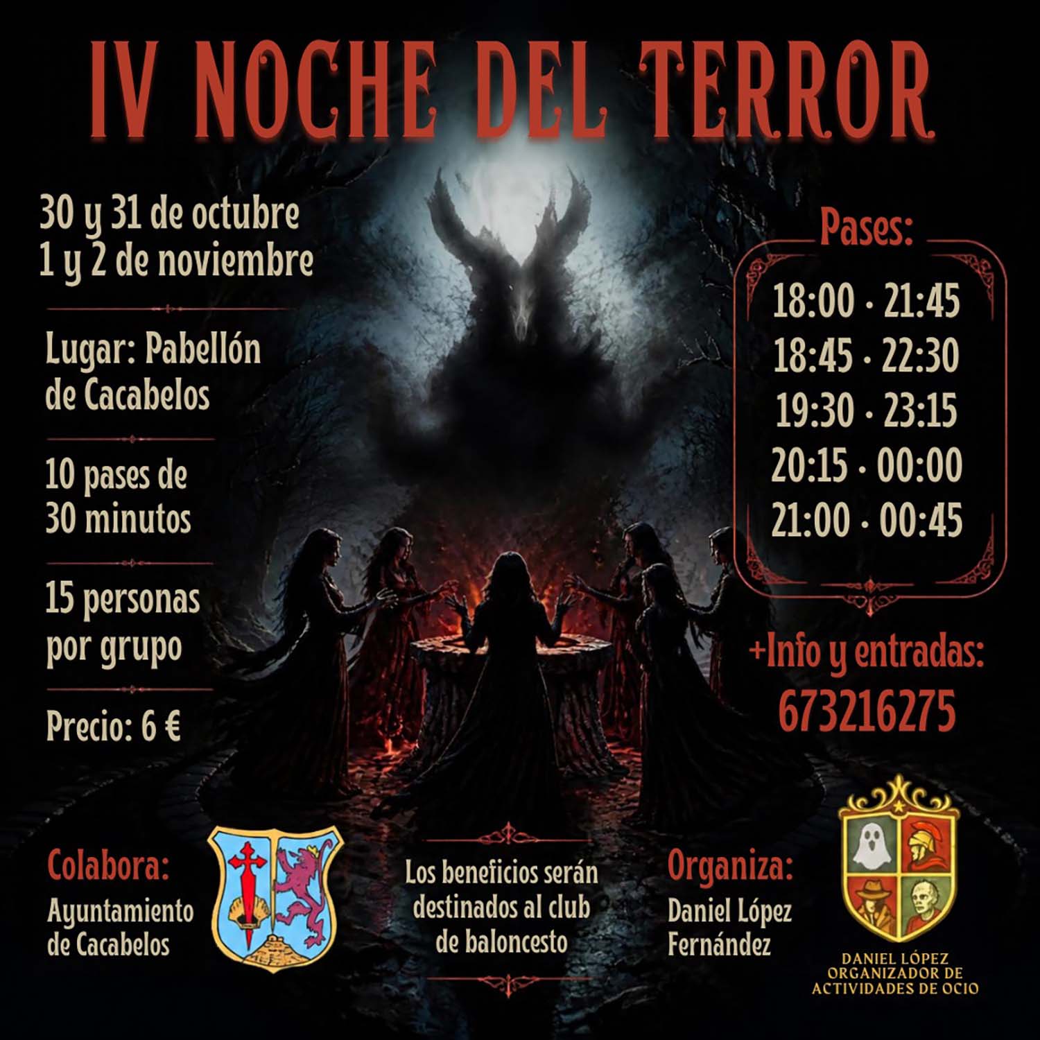 Cartel Noche del Terror de Cacabelos Cartel Noche del Terror de Cacabelos