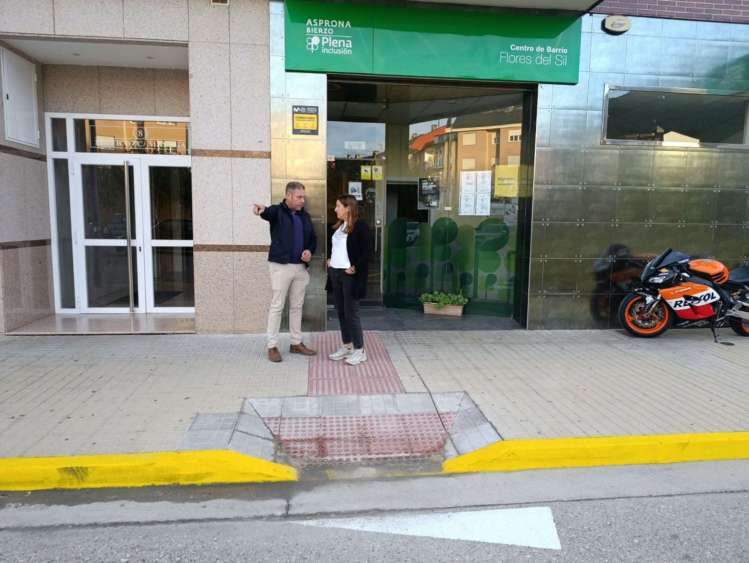 Oficina de Asprona Bierzo en Flores del Sil | Foto: Ayuntamiento de Ponferrada Oficina de Asprona Bierzo en Flores del Sil | Foto: Ayuntamiento de Ponferrada