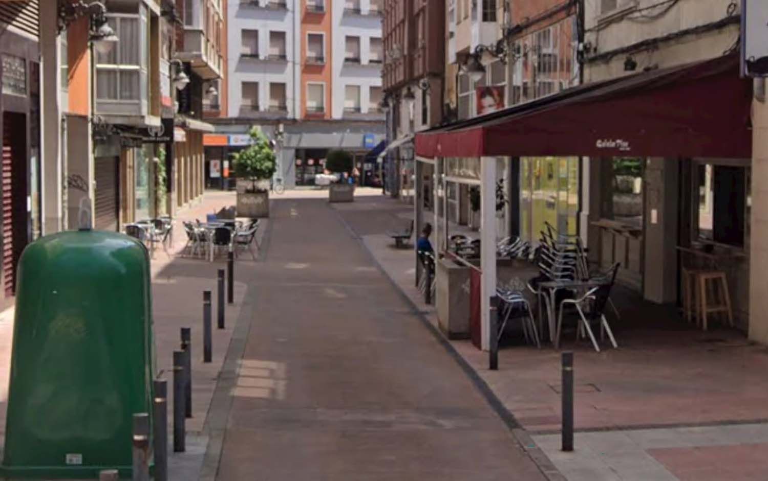 Calle donde se produjo el trágico suceso Calle donde se produjo el trágico suceso
