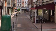 Calle donde se produjo el trágico suceso Calle donde se produjo el trágico suceso