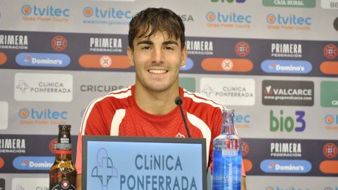 Koke Iglesias en rueda de prensa Koke Iglesias en rueda de prensa