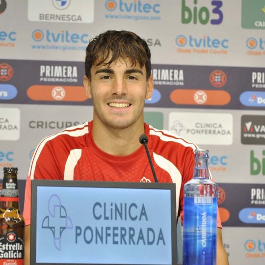 Koke Iglesias en rueda de prensa Koke Iglesias en rueda de prensa