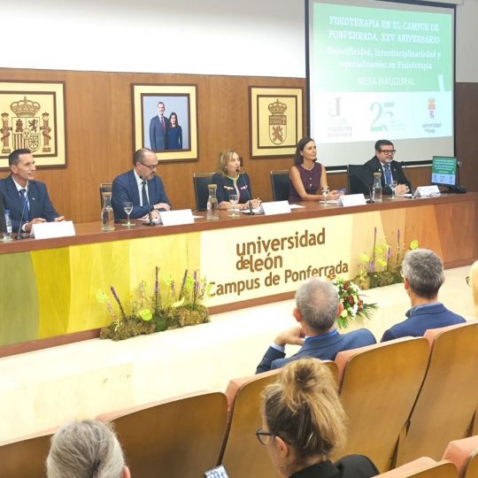 Jornadas de Fisioterapia del Campus de Ponferrada Jornadas de Fisioterapia del Campus de Ponferrada