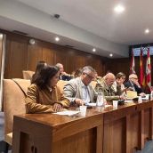 Miembros del PSOE de Ponferrada durante el último pleno del Ayuntamiento | Foto: PSOE de Ponferrada