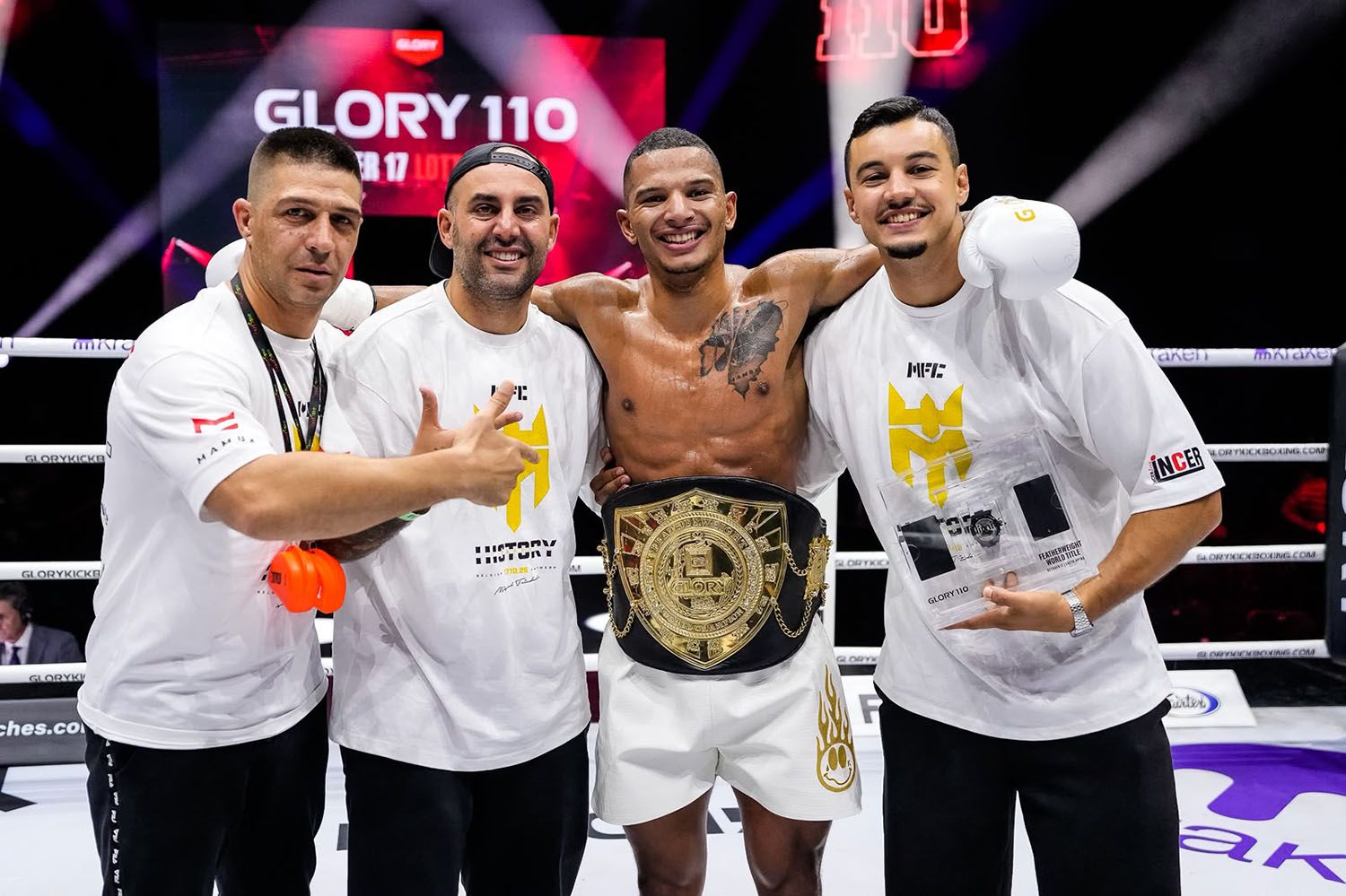 Miguel Trindade campeón mundial del Glory 3 Miguel Trindade campeón mundial del Glory 3