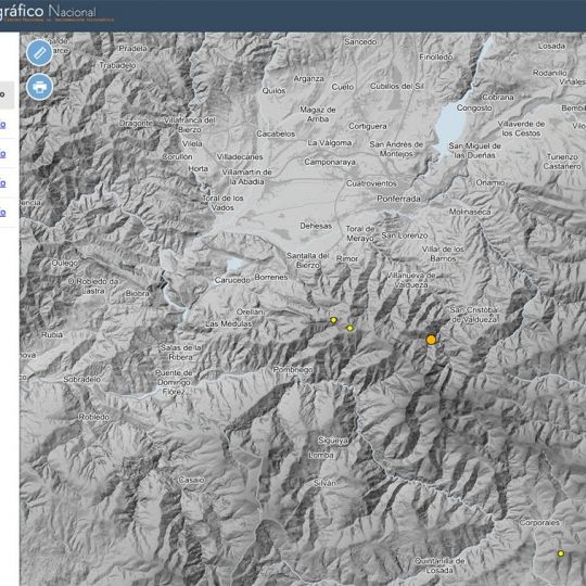 Registro del IGN de pequeños terremotos en El Bierzo durante el fin de semana Registro del IGN de pequeños terremotos en El Bierzo durante el fin de semana