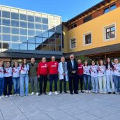 Presentación de la colaboración entre Hospital de La Reina y Bembibre Hockey Club
