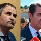 Neftalí Fernández, Procurador berciano del PP y Juan Carlos Suárez Quiñones, consejero de Universidad y Comercio