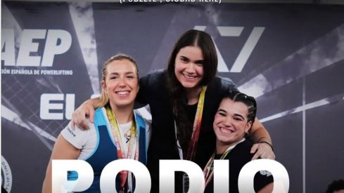 Podio de Silvia Urbano | Foto: Powerlifting.spain Podio de Silvia Urbano | Foto: Powerlifting.spain
