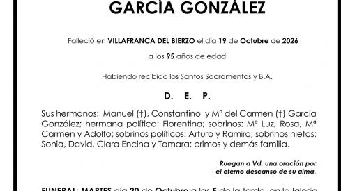 FELICITAS  GARCÍA GONZÁLEZ