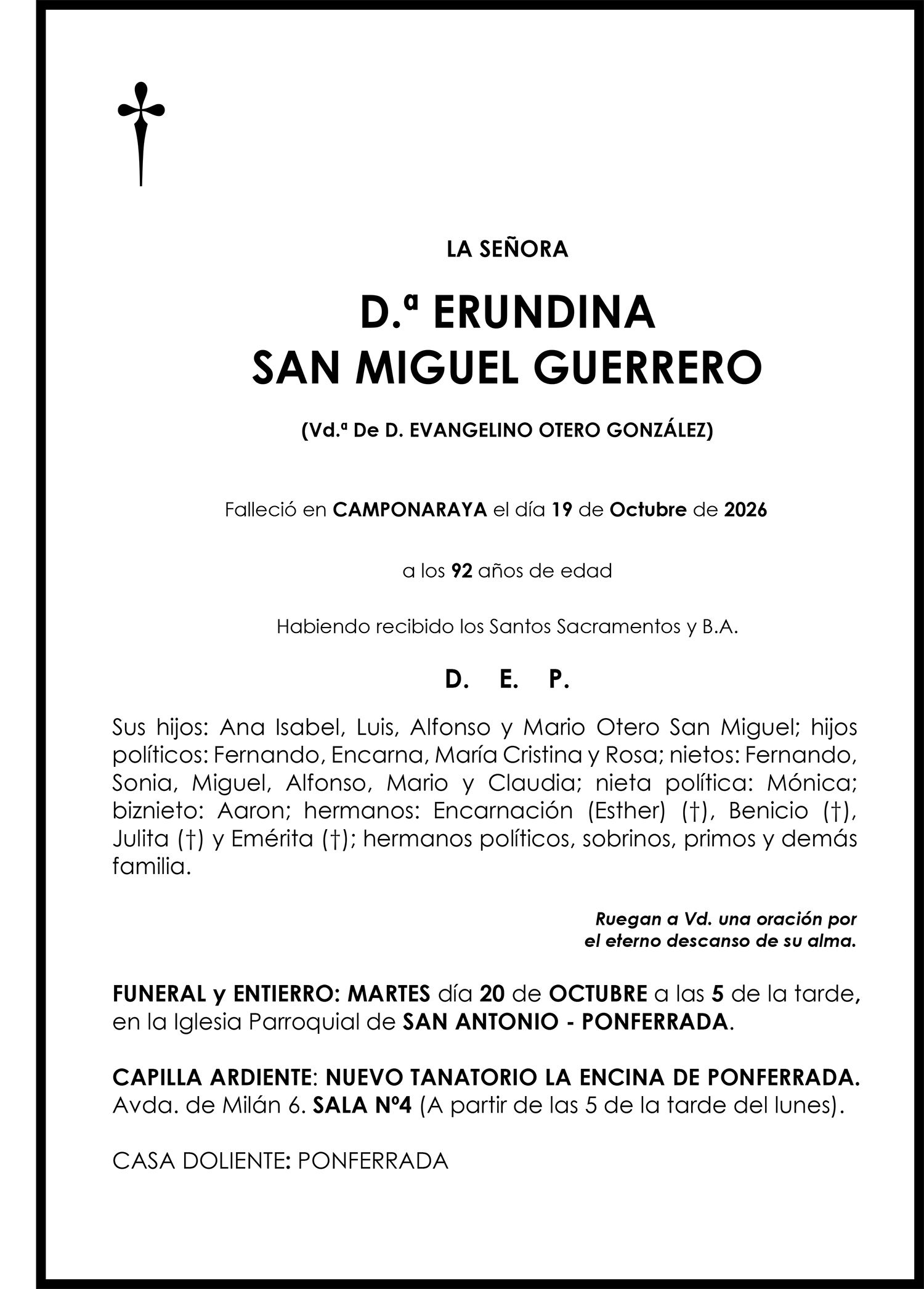 ERUNDINASAN MIGUEL GUERRERO