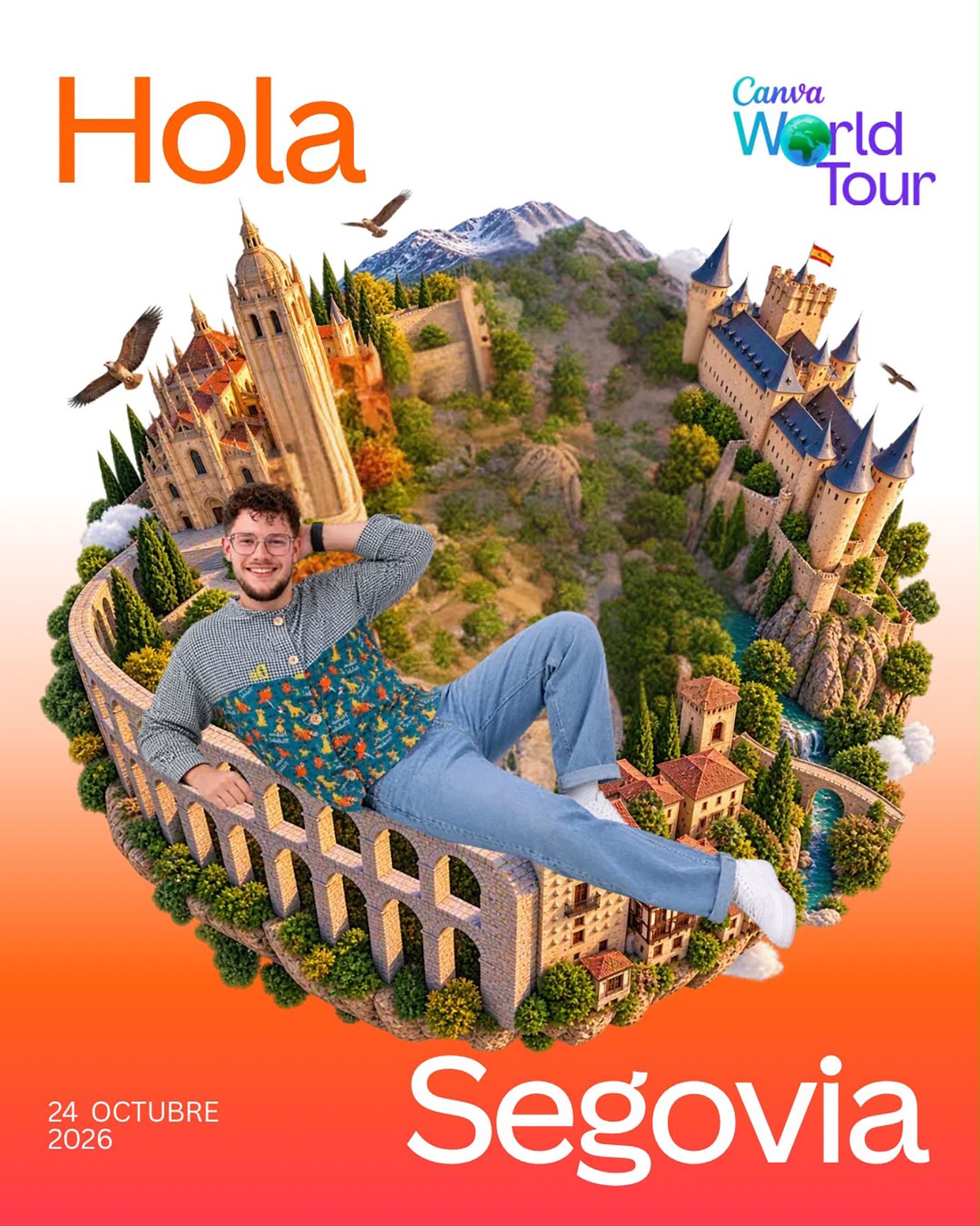Representación de Cacabelos en Canva World Tour 2 Representación de Cacabelos en Canva World Tour 2