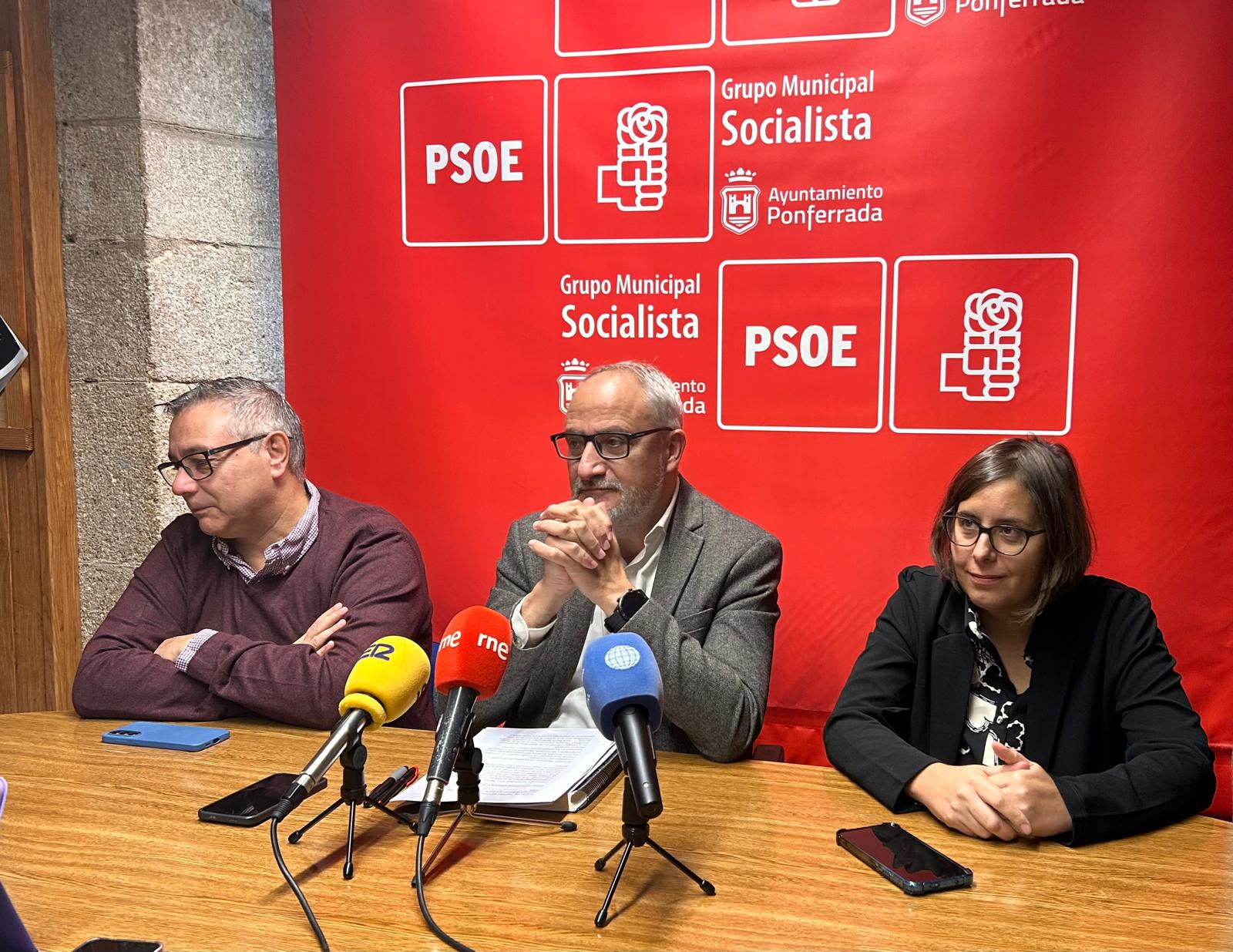 Rueda de prensa del PSOE de Ponferrada Rueda de prensa del PSOE de Ponferrada