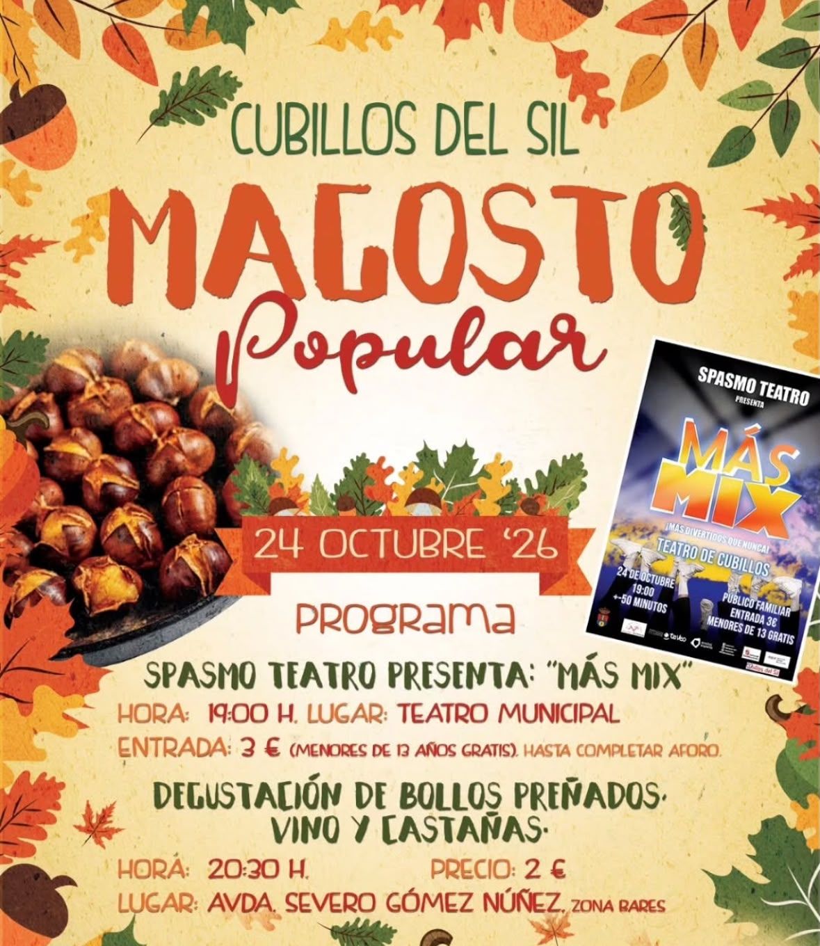 Magosto en Cubillos del SIl Magosto en Cubillos del SIl