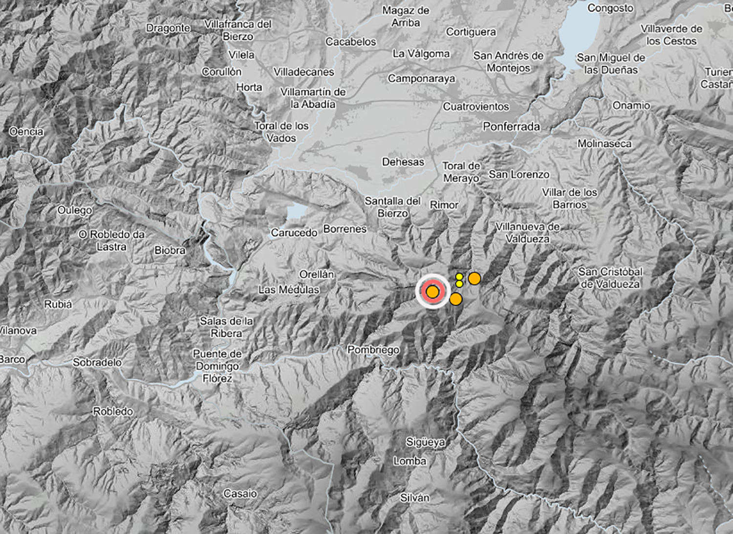 Terremotos en Priaranza del Bierzo Terremotos en Priaranza del Bierzo