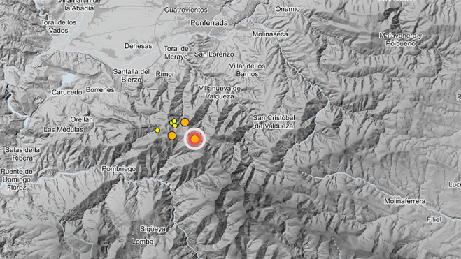 Terremoto en Priaranza del Bierzo Terremoto en Priaranza del Bierzo