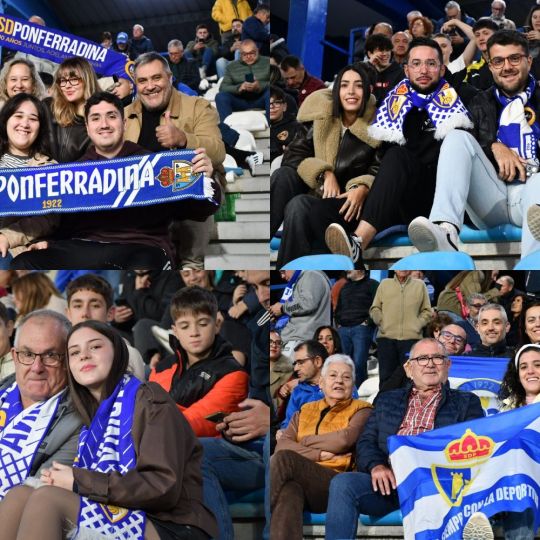 El Toralín se vuelca con la Ponferradina en su encuentro ante el Barakaldo