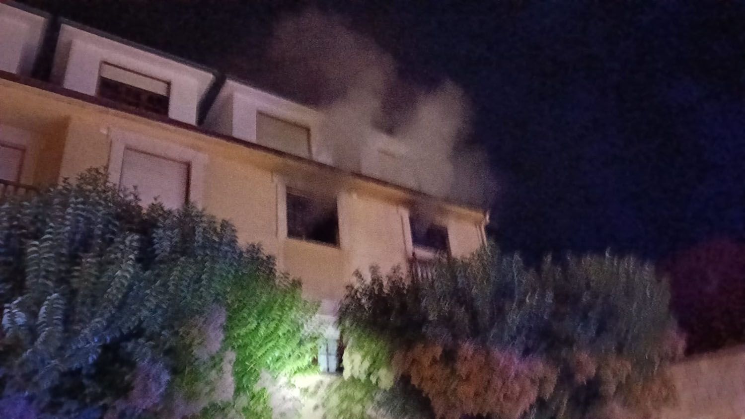 Incendio en Villafranca Incendio en Villafranca