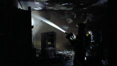 Incendio en Villafranca del Bierzo