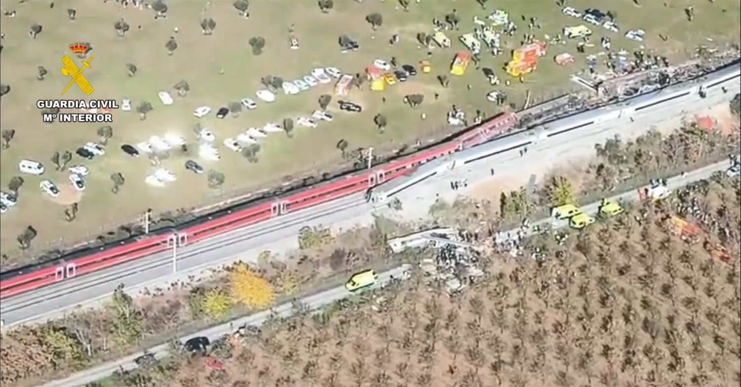 Accidente de tren en Urda (Toledo) | Foto: Guardia Civil