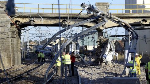 Miriam Chacón Accidente de tren en Villada (Palencia) de un intercity