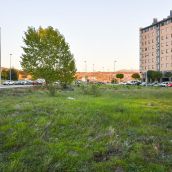 Parcela en La Rosaleda donde se construirán las viviendas públicas | Foto: Dani Merino, InfoBierzo Parcela en La Rosaleda donde se construirán las viviendas públicas | Foto: Dani Merino, InfoBierzo