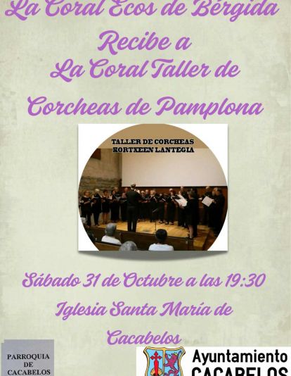 Concierto de la coral Taller de Corcheas de Pamplona Concierto de la coral Taller de Corcheas de Pamplona