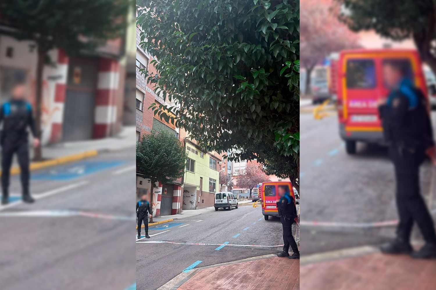 Incendio en una vivienda cercana a la Av América de Ponferrada 2