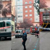 Incendio en una vivienda cercana a la Av América de Ponferrada | Foto: Cedida a InfoBierzo