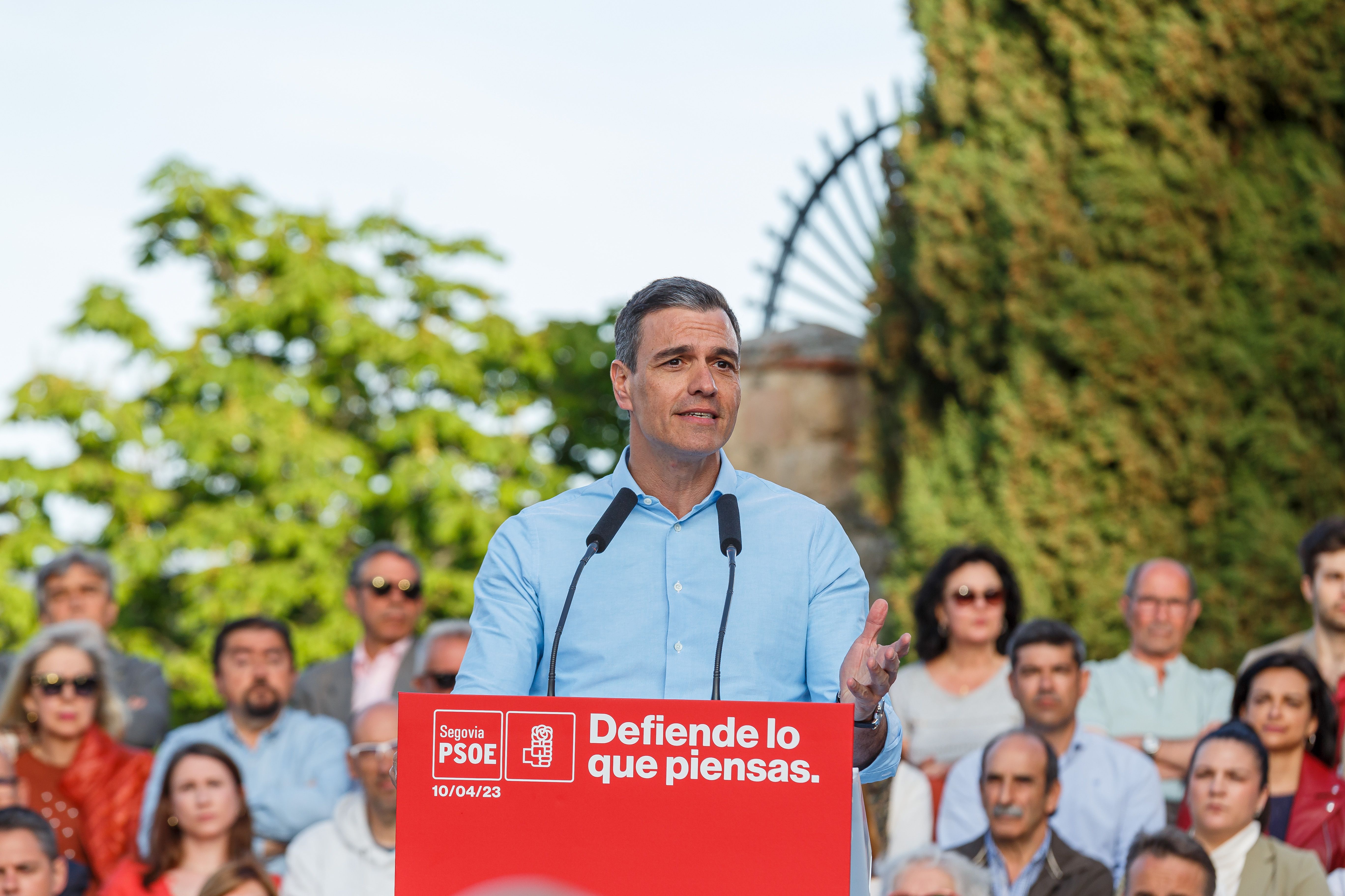 El secretario general del PSOE apoya la candidatura del PSOE a la Alcaldía de Segovia