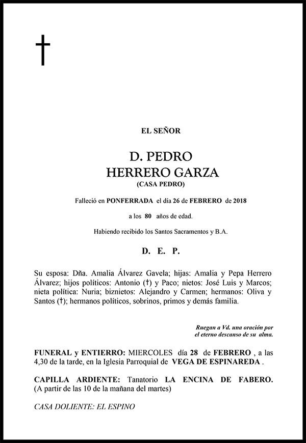 Pedro Herrero Garza Info Bierzo pedro herrero garza info bierzo