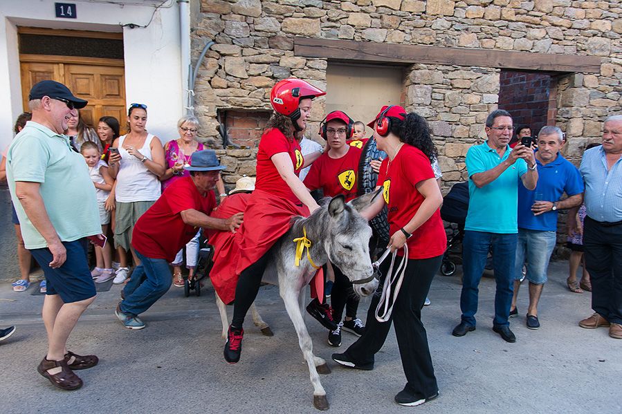 Torda fue el burro más rápido en la tradicional carrera de Noceda