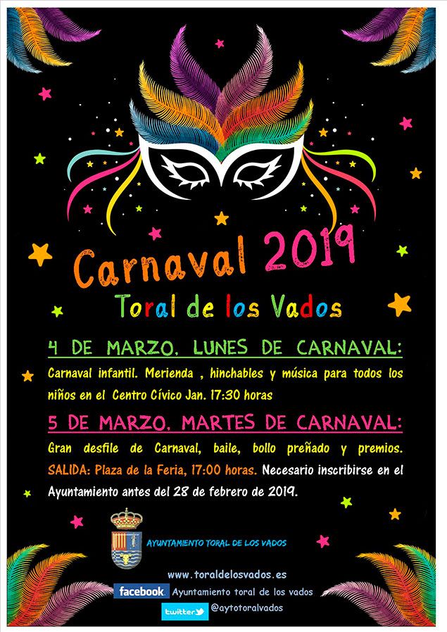 Bierzo 2019 / AGENDA de desfiles en los municipios de la Comarca